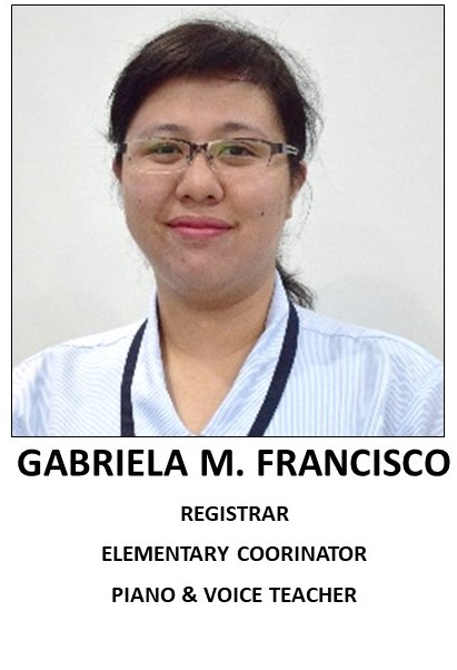 FACULTY GABRIELA M. FRANCISCO